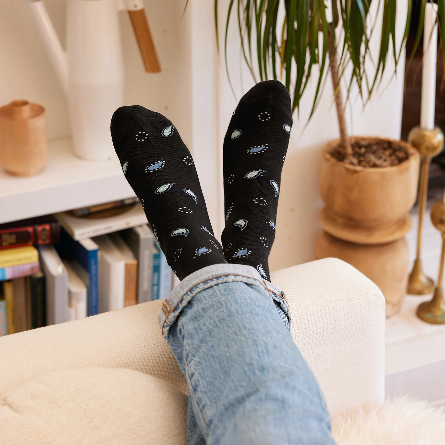 Conscious Step - Pair: Socks that give water (paisley)