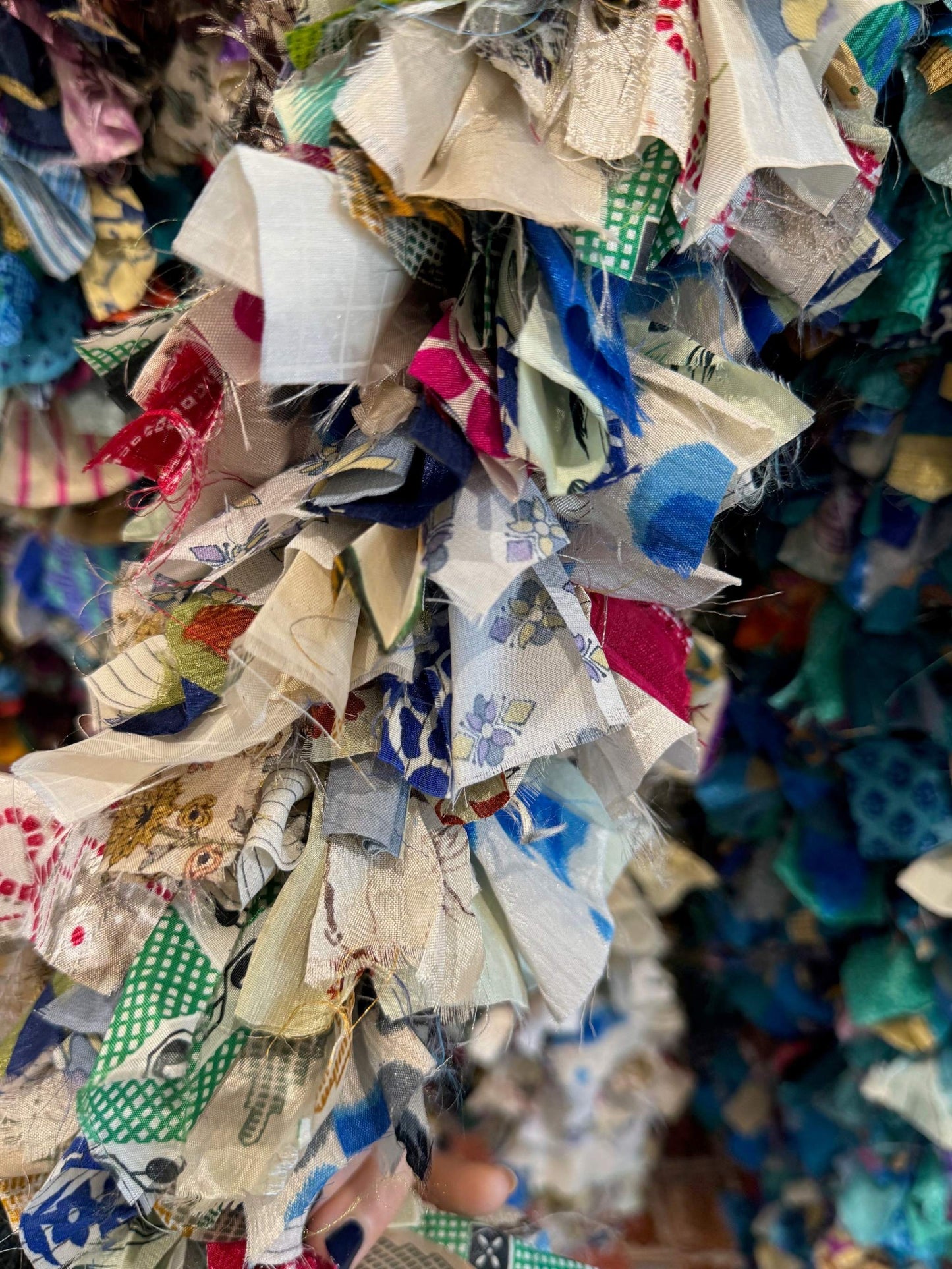 Recycled Sari Fabric Garlands