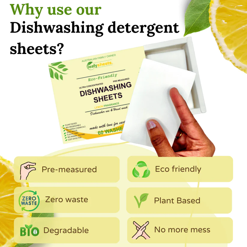 Leafy Sheets - Dishwashing Detergent Sheets