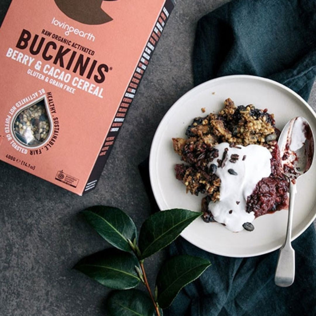 Loving Earth - Buckinis Berry & Cacao Cereal