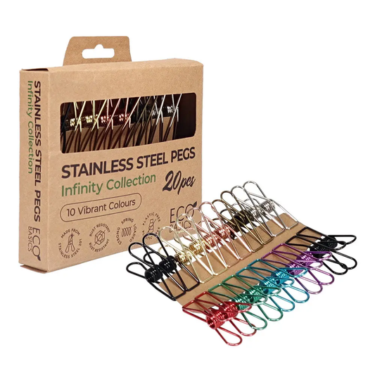 Eco Basics - Clothes Pegs 20 pack (Coloured)