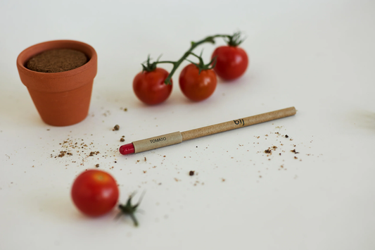 Left-Handesign | Plantable  BĪJ Pen, Tomato Red Tip