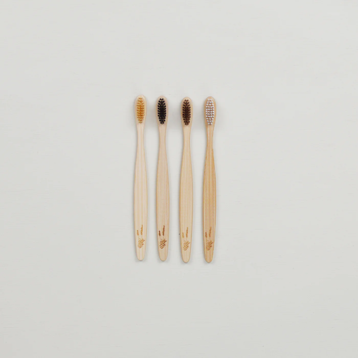 The Conscious Store - Adult Bamboo Toothbrushes (set of 4)