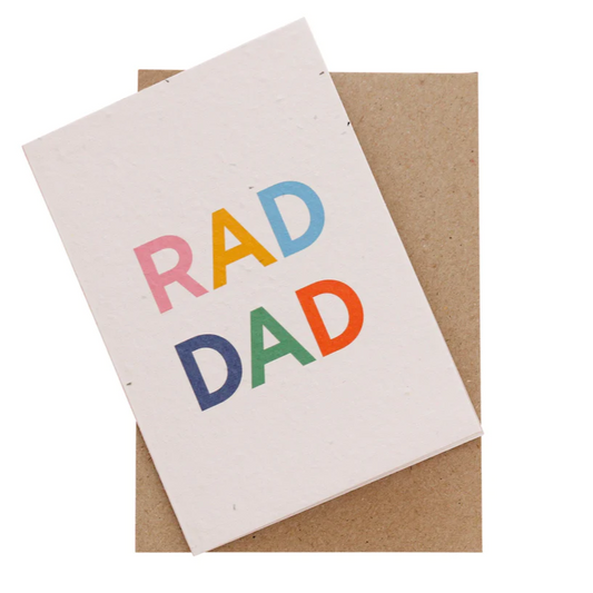 Hello Petal - Rad Dad Plantable Card