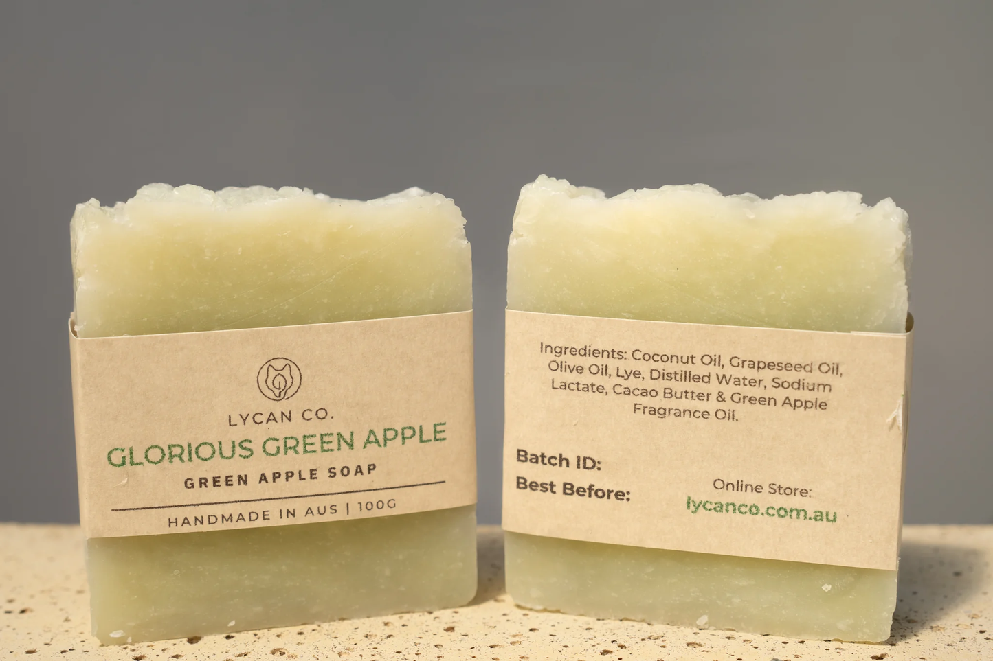 Lycan Co - Glorious Green Apple Soap Bar