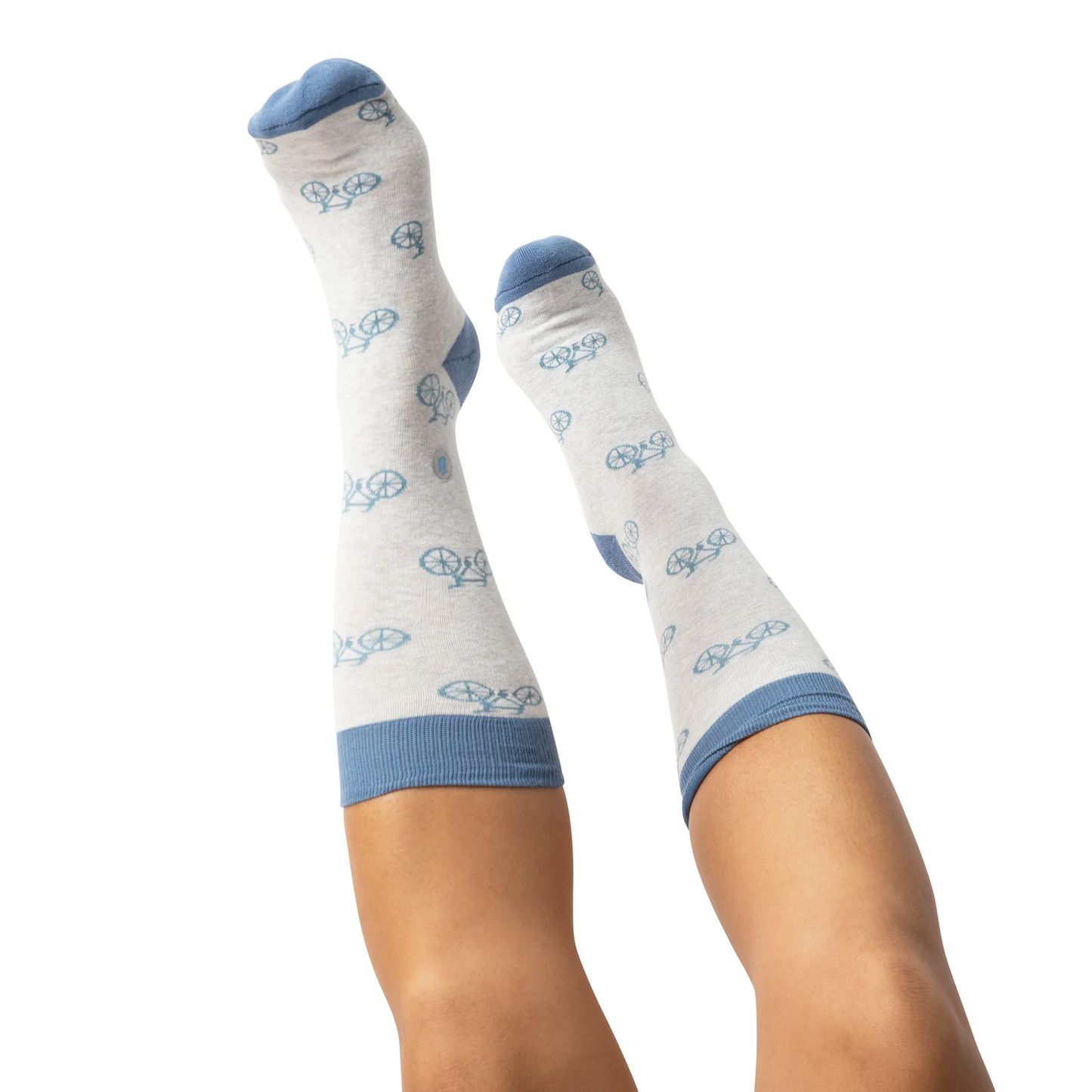 Conscious Step - Pair: Socks that give books (bicycle)