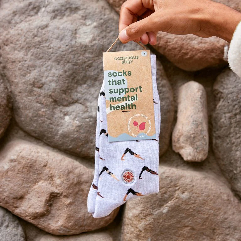 Conscious Step - Pair: Socks that support mental health