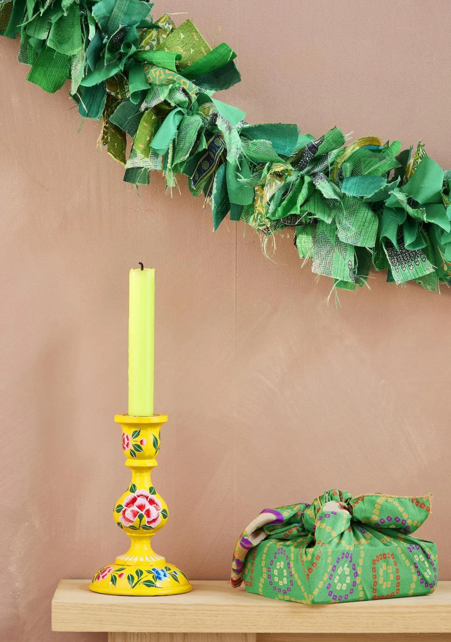 Recycled Sari Fabric Garlands