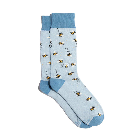 Conscious Step - Pair: Socks that protect Bees