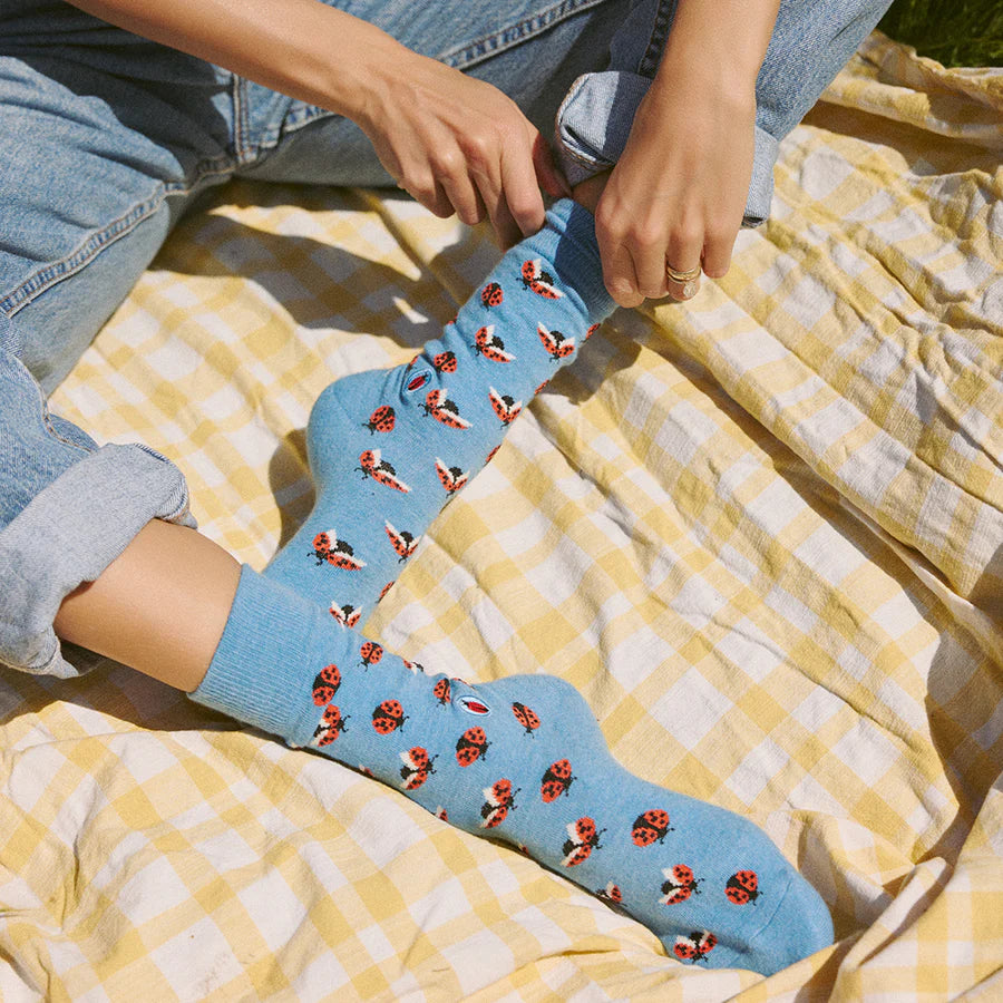 Conscious Step - Pair: Socks that protect Ladybirds