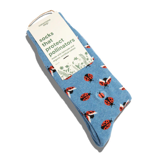 Conscious Step - Pair: Socks that protect Ladybirds