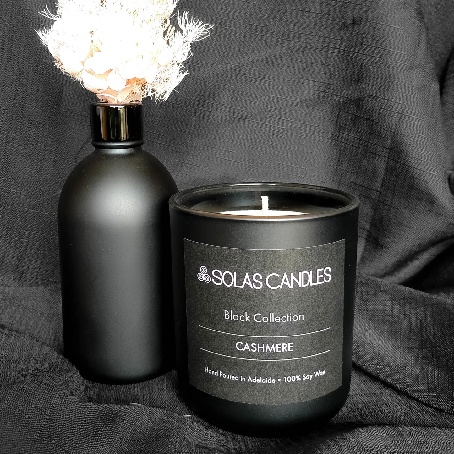 Solas Candles - Black Label Collection, Cashmere