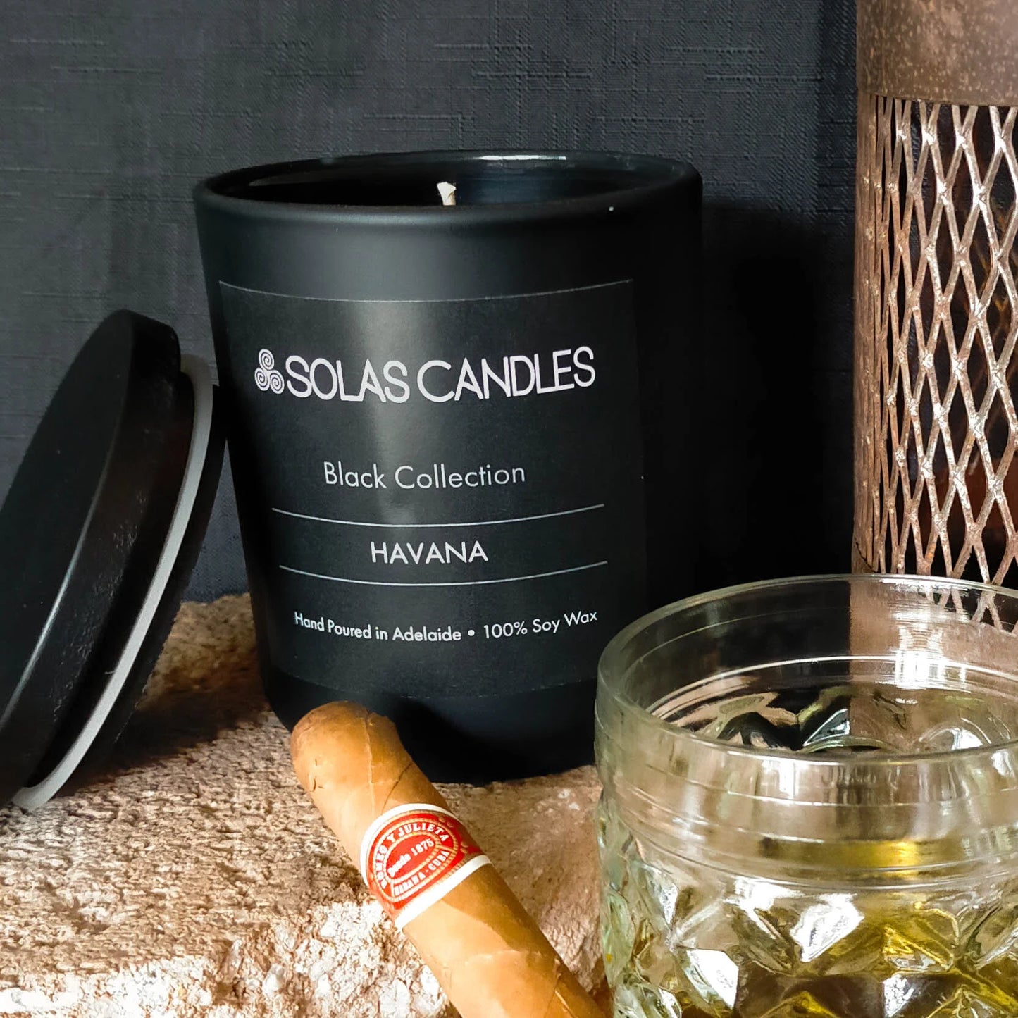 Solas Candles - Black Label Collection, Havana