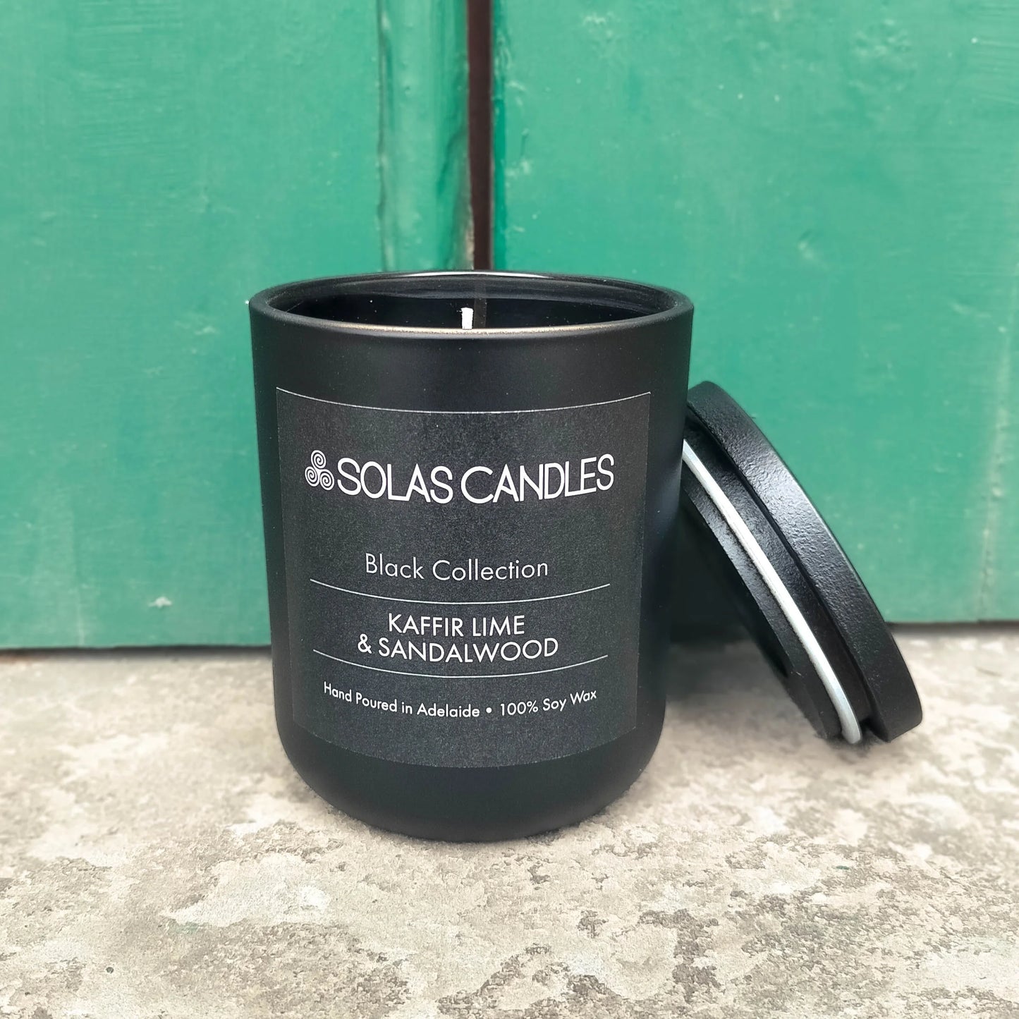 Solas Candles - Black Label Collection, Kaffir Lime & Sandalwood