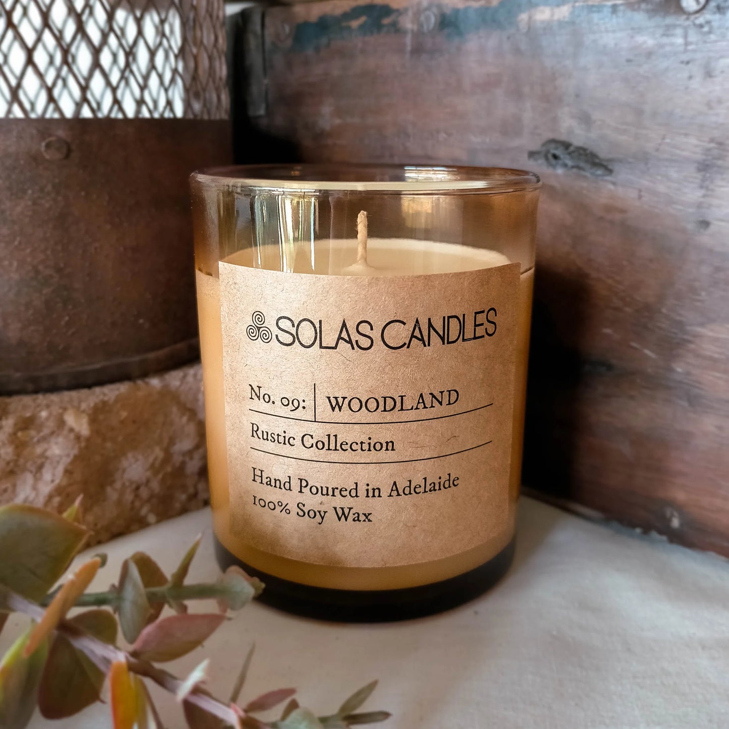 Solas Candles - Rustic Collection, No.09 Woodland Candle