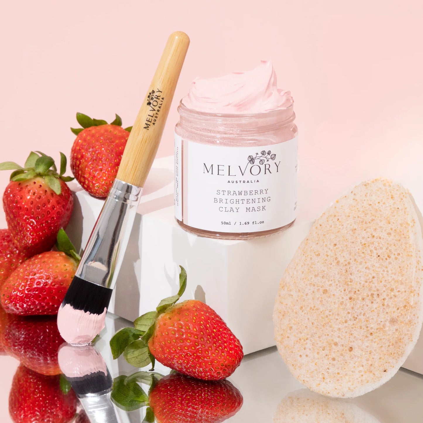 Melvory - Strawberry Sundae Brightening Clay Mask Bundle