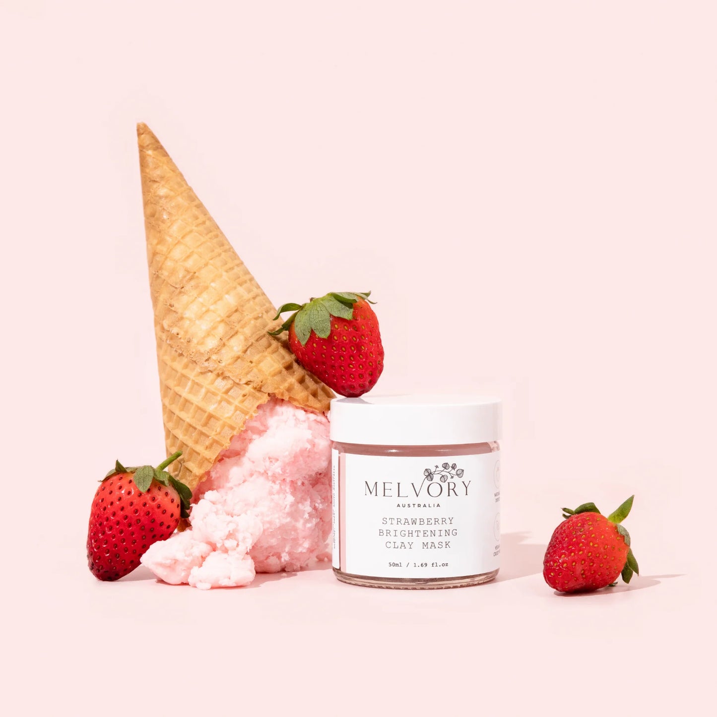 Melvory - Strawberry Sundae Brightening Clay Mask