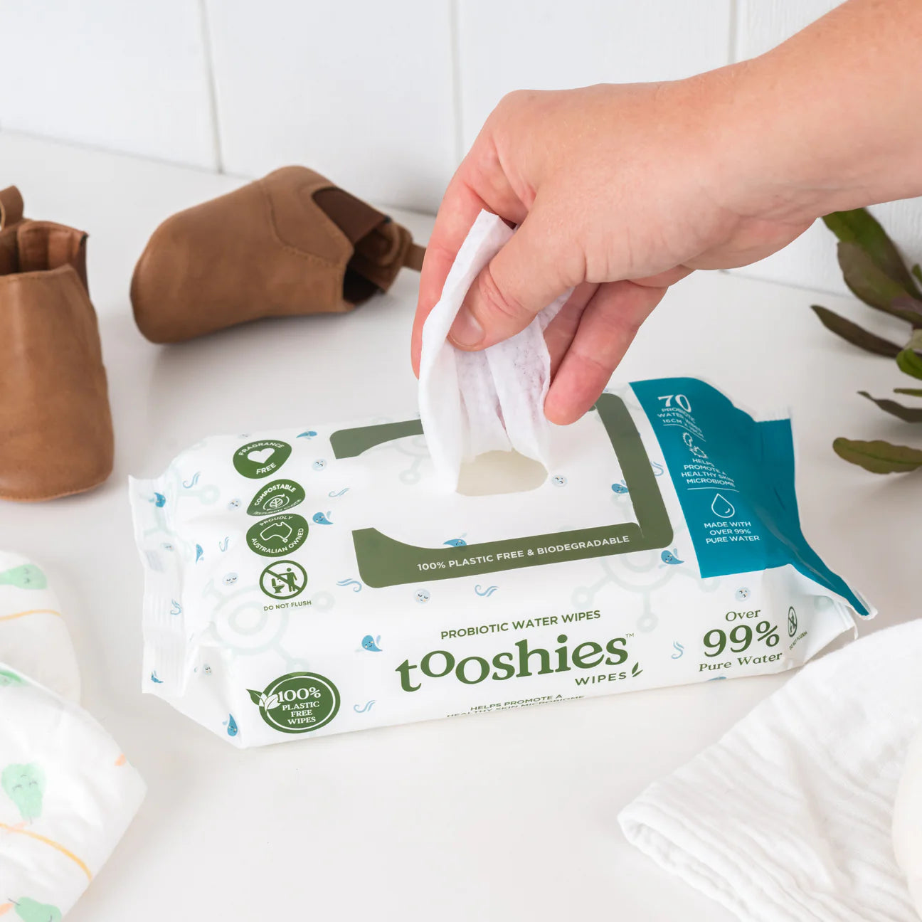 Tooshies - Probiotic Water Wipes